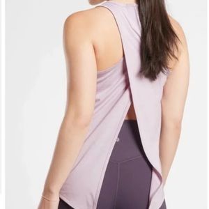 Athleta Purple Tie Back Tank